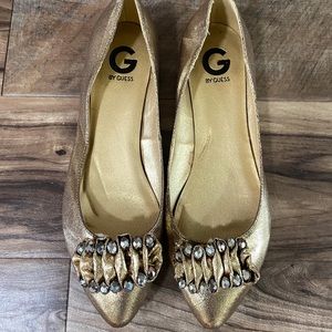 Guess Gold Flats - Size 10M
